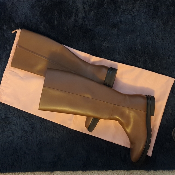 Stuart Weitzman Donna-to-the-Knee Boots Expresso 10B - Picture 3 of 10